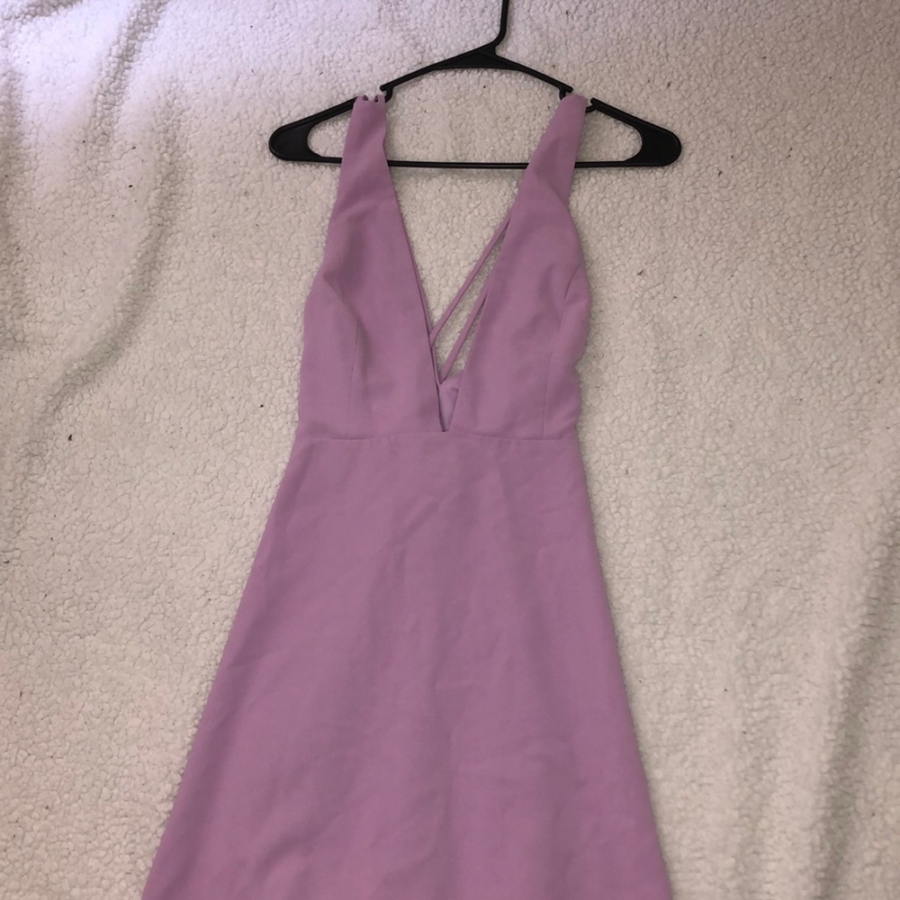Purple flare dress!